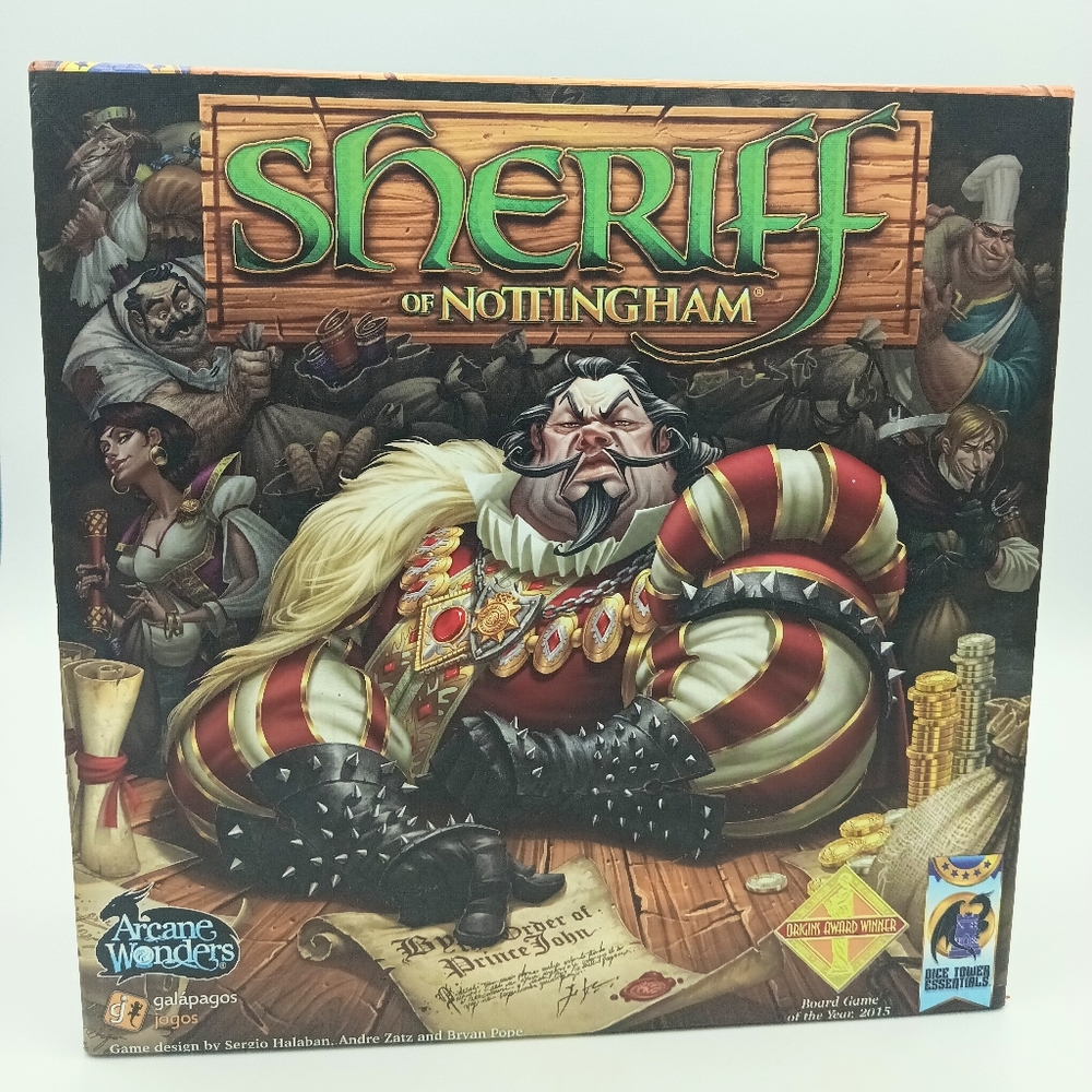 Sheriff of Nottingham Board Game 1st Edition 2014 Arcane Wonders